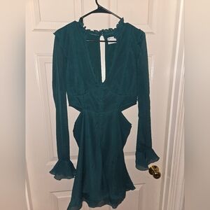 Asos Design Elegant Teal Dress